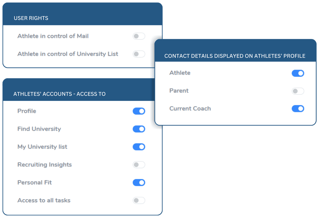 College Pipe - Athletes access